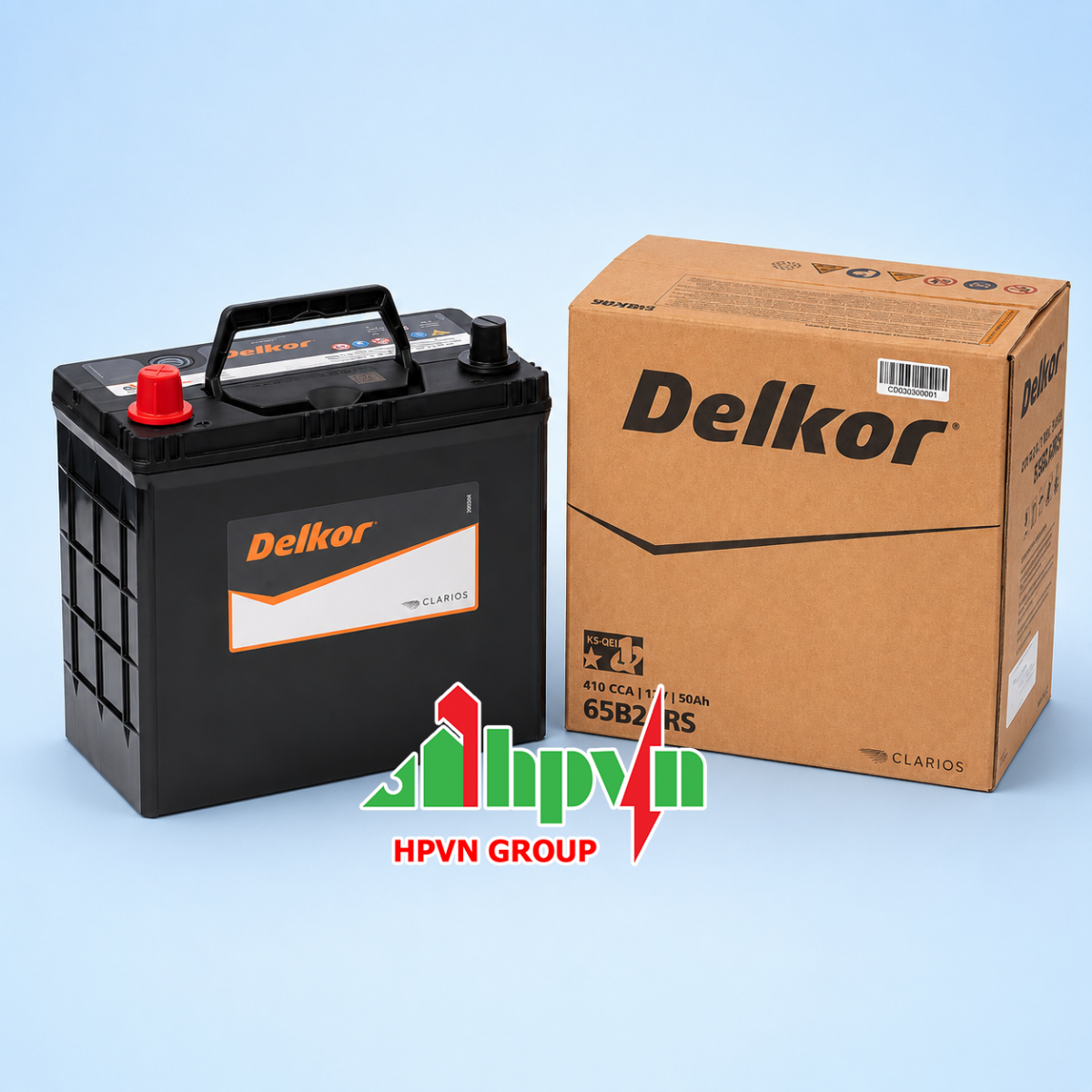 Bình ắc quy Delkor 65B24RS cho xe vinfast vf5 