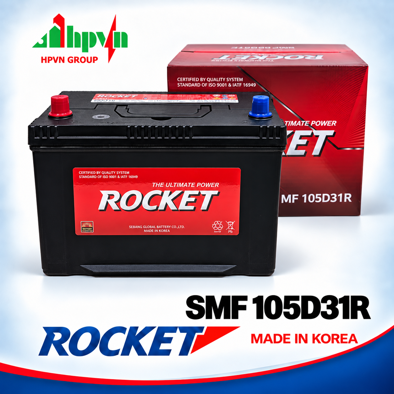 Ắc Quy Rocket 105D31R (12V-94AH)