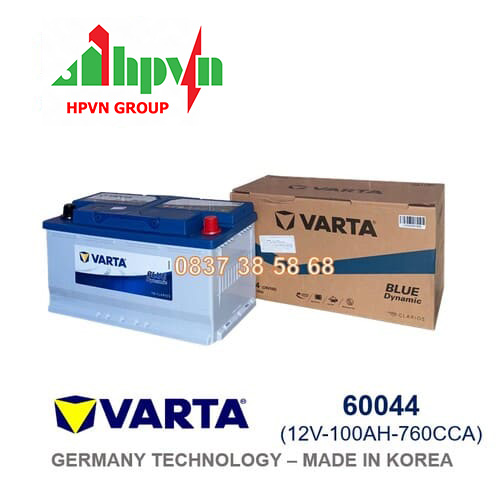 BÌNH ẮC QUY VARTA 60044 (12V-100AH)