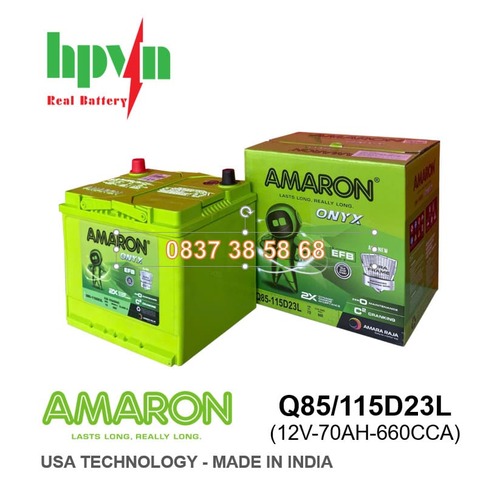  ẮC QUY AMARON Q85/115D23L (12V-70AH)