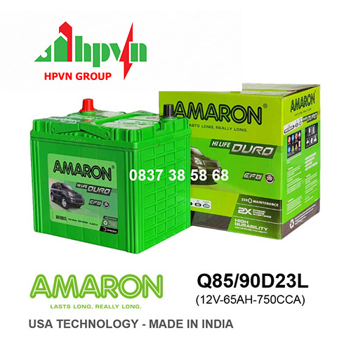 BÌNH ẮC QUY AMARON Q85 (12V-65AH)