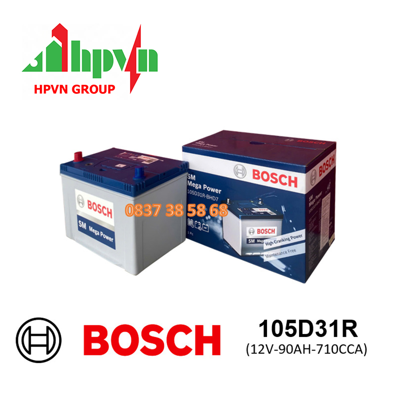 ĂC QUY BOSCH 105D31R(12V-90AH)