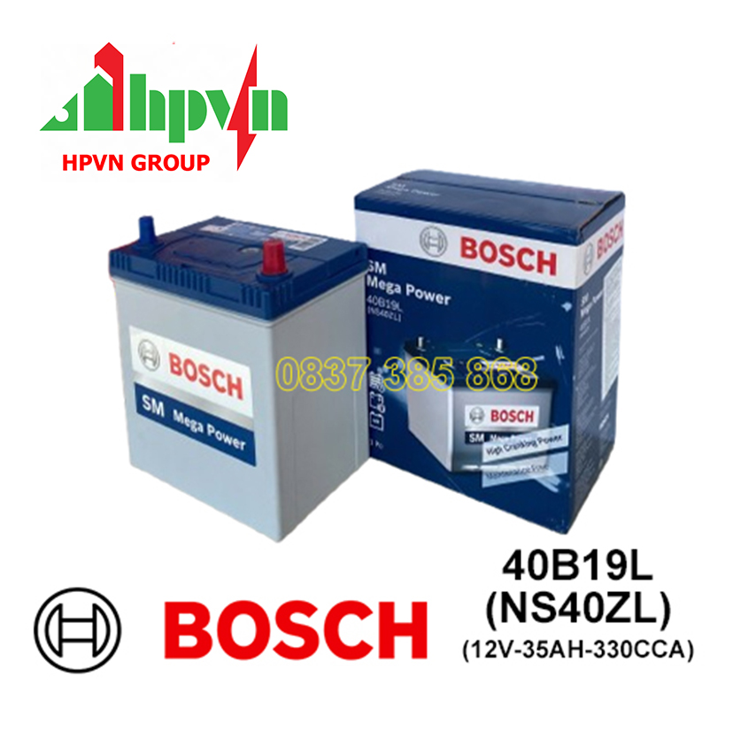 ẮC QUY BOSCH 40B19L NS40ZL (12V-35AH)