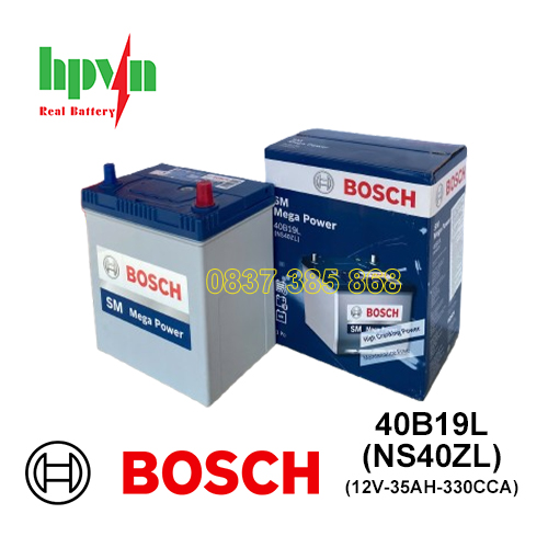 ẮC QUY BOSCH 40B19L NS40ZL (12V-35AH)