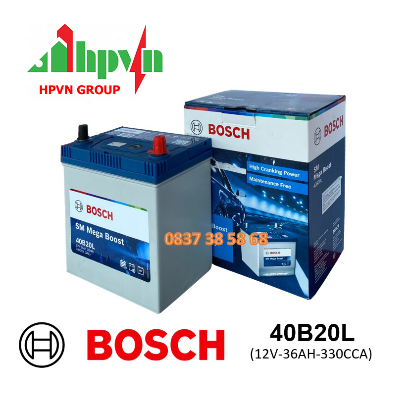 ĂC QUY BOSCH 40B20L (12V-36AH)