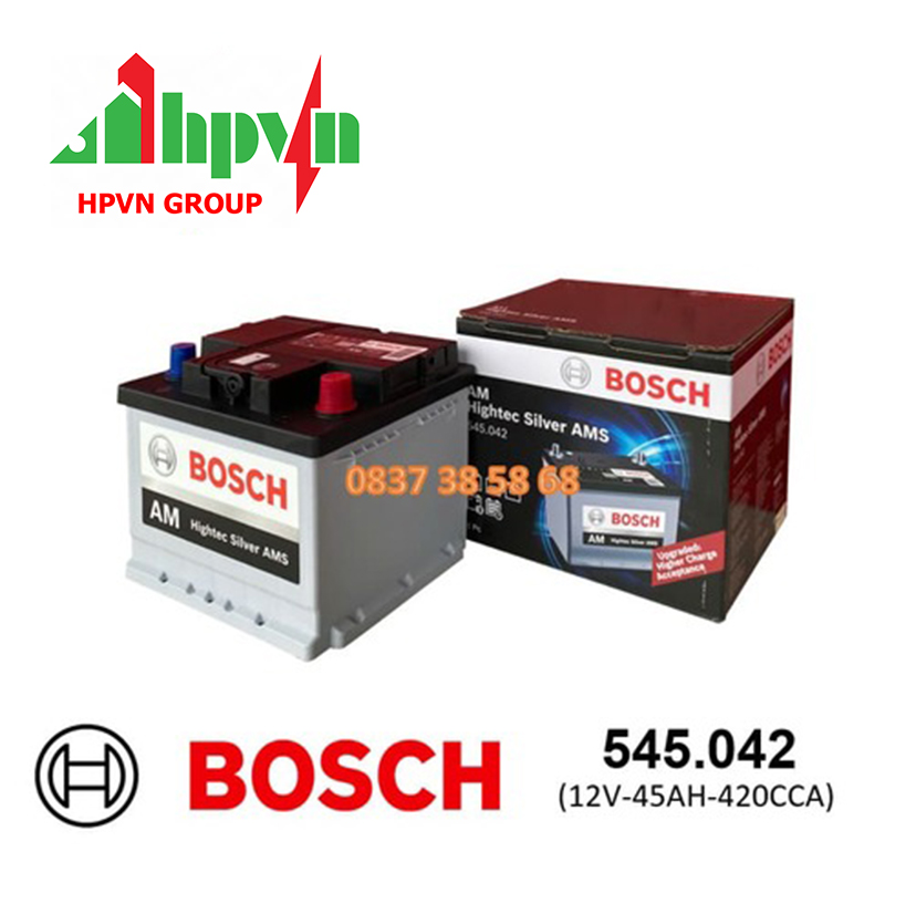 ĂC QUY BOSCH 545.042 (12V-45AH)