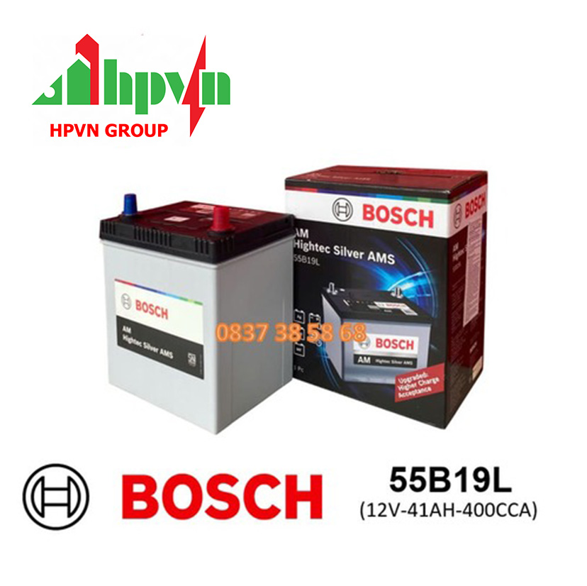ẮC QUY BOSCH 55B19L (12V-41AH)