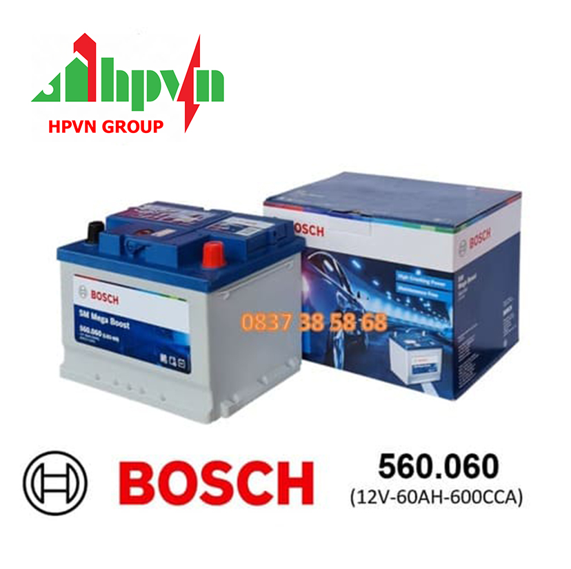 ĂC QUY BOSCH 560.060 (12V-60AH)