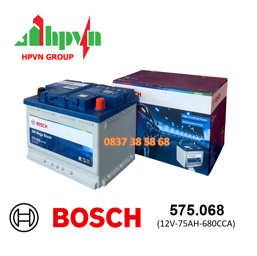 ẮC QUY BOSCH 575.068 (12V-75AH)