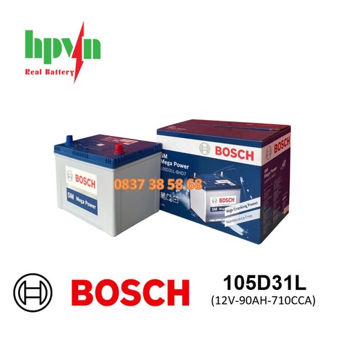 ĂC QUY BOSCH 105D31L(12V-90AH)