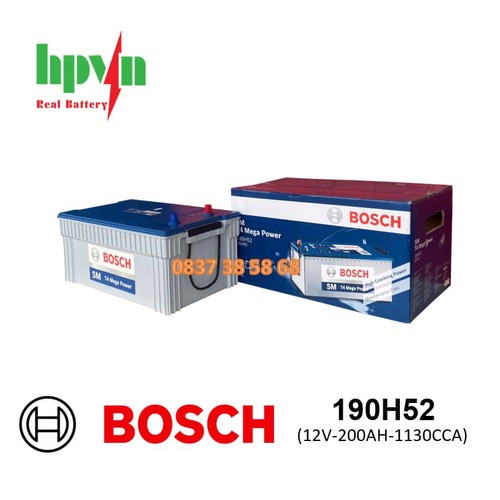 ẮC QUY BOSCH 190H52L (12V-200AH)