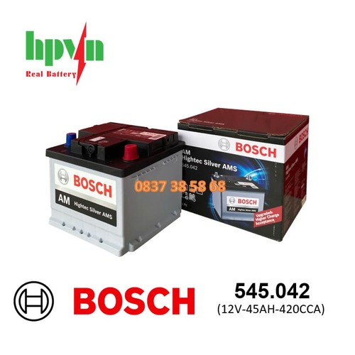 ĂC QUY BOSCH 545.042 (12V-45AH)