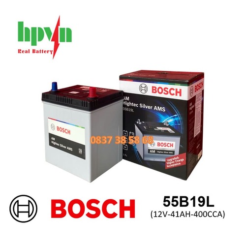 ẮC QUY BOSCH 55B19L (12V-41AH)