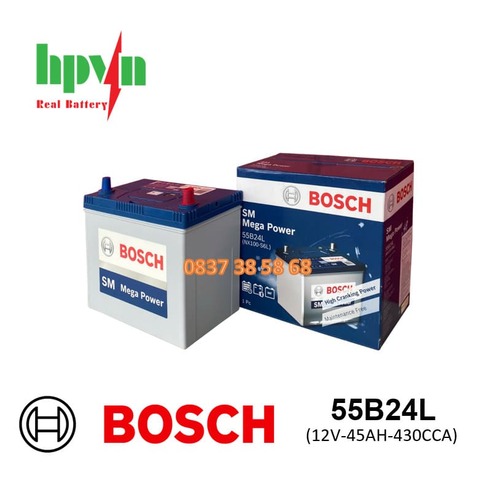 ĂC QUY BOSCH 55B24L(12V-45AH)