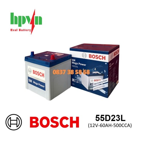 ĂC QUY BOSCH 55D23R(12V-60AH)