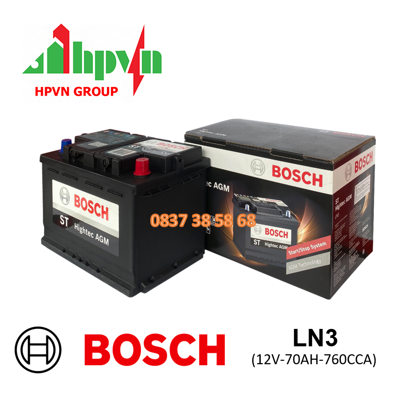 ẮC QUY BOSCH LN3 (12V-70AH)