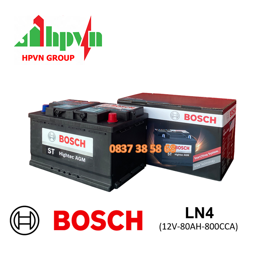 ẮC QUY BOSCH LN4 (12V-80AH)