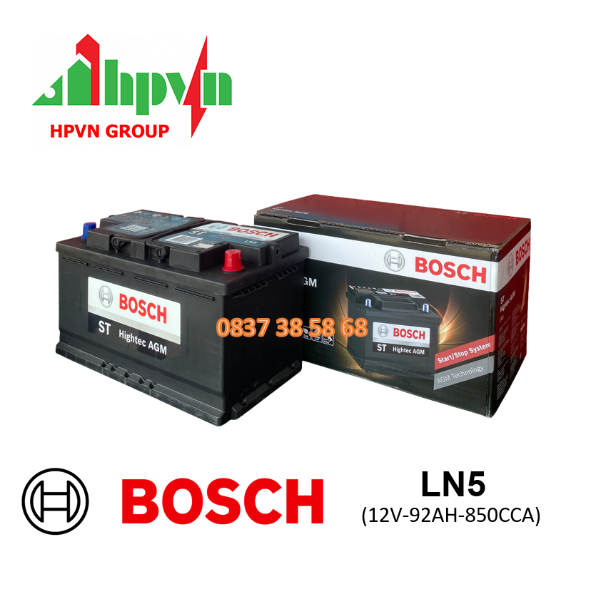 ẮC QUY BOSCH LN5 (12V-92AH)