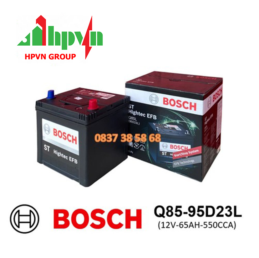 ĂC QUY BOSCH EFB Q85-95D23L(12V-65AH)