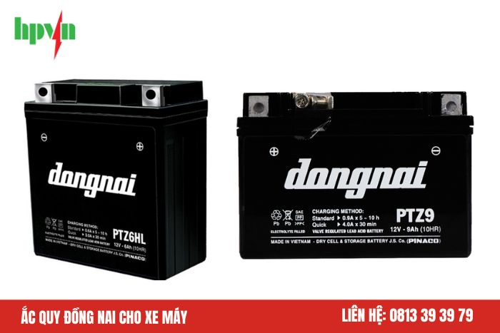 Ắc quy Đồng Nai cho xe máy 