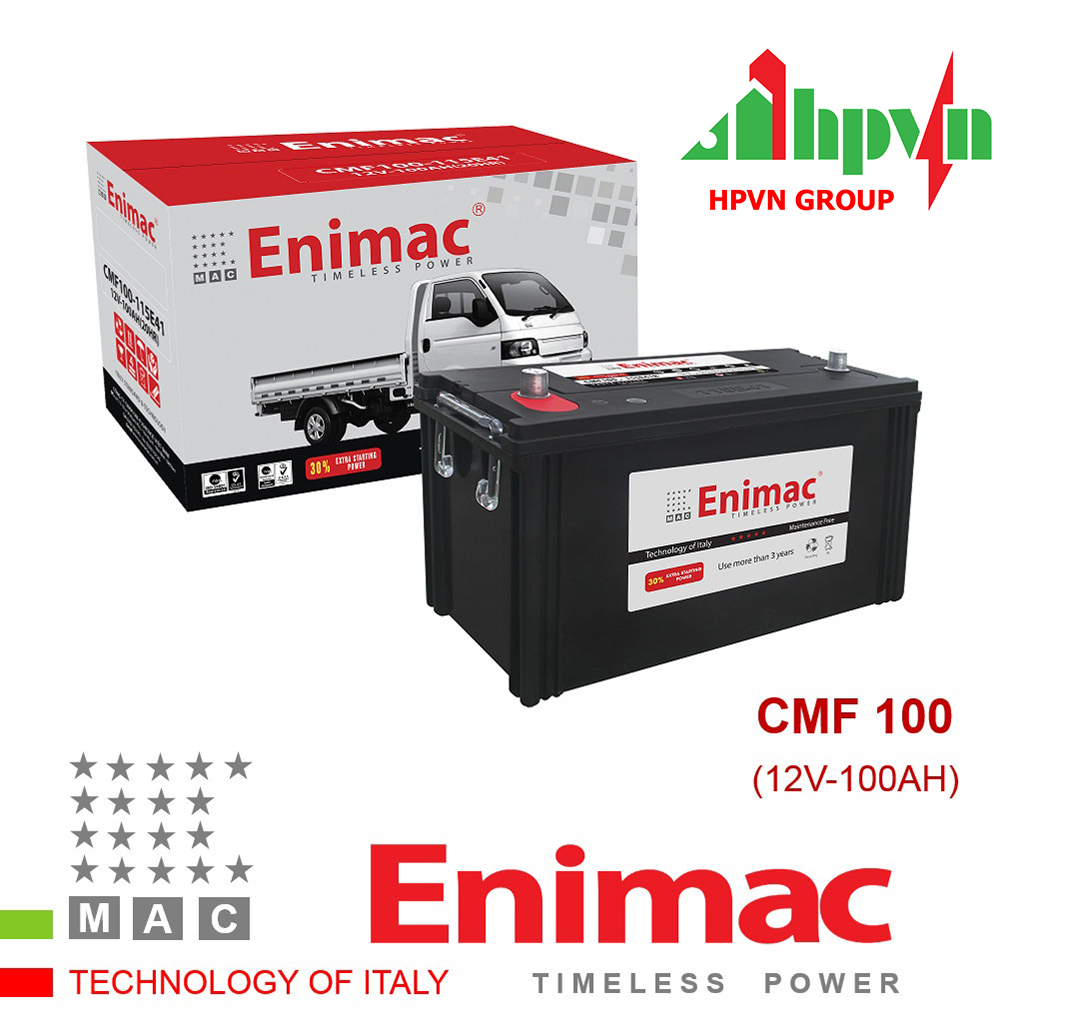  BÌNH ẮC QUY ENIMAC CMF 100 (12V - 100AH)