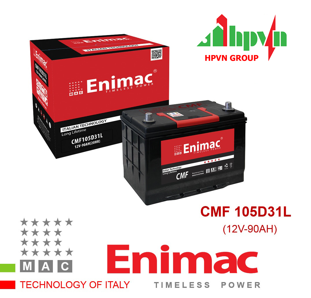 BÌNH ẮC QUY ENIMAC CMF 105D31L (12V-90AH)