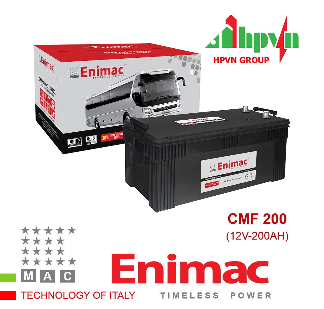 BÌNH ẮC QUY ENIMAC CMF 200 (12V-200AH)