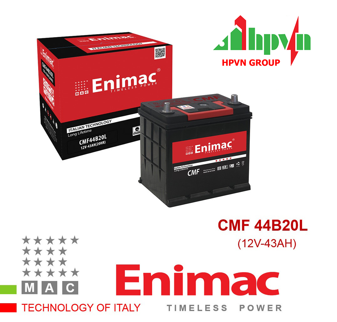 BÌNH ẮC QUY ENIMAC CMF 44B20L (12V-43AH)