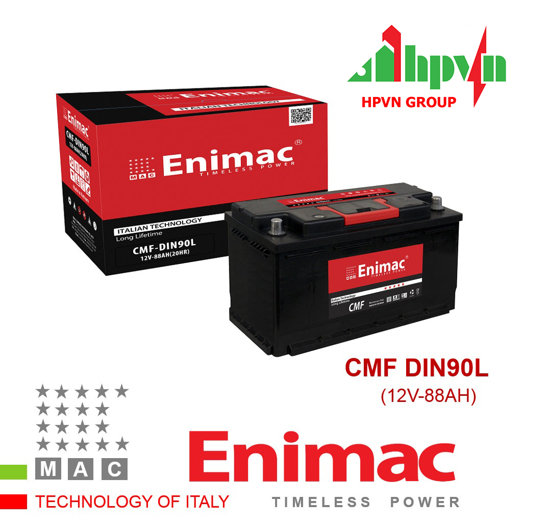 BÌNH  ẮC QUY ENIMAC CMF DIN90L (12V-88AH)