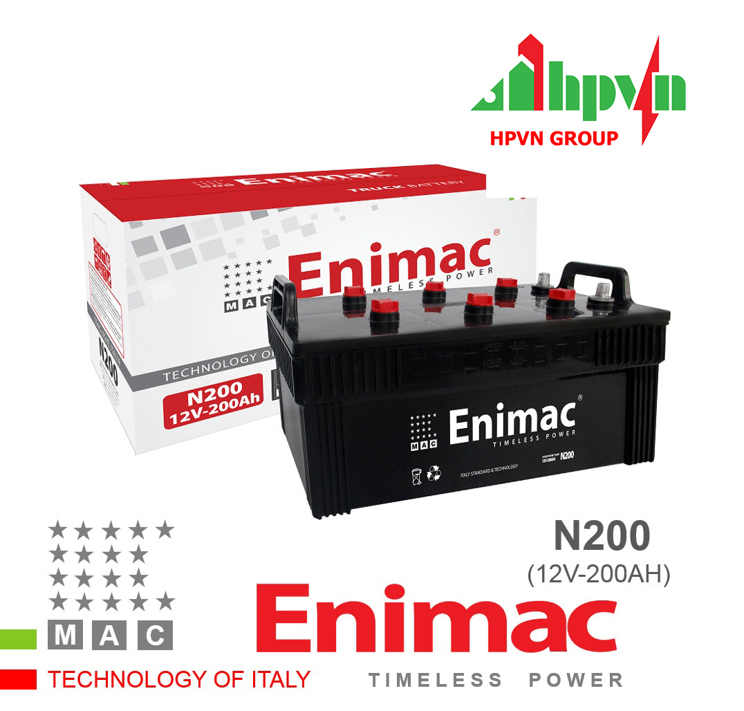 BÌNH ẮC QUY ENIMAC N200 (12V-200AH)
