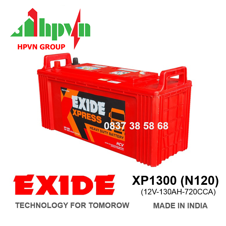 BÌNH ẮC QUY EXIDE XP1300 (12V-120AH)