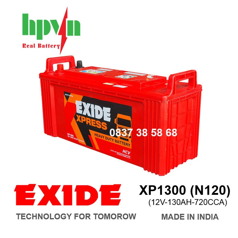BÌNH ẮC QUY EXIDE XP1300 (12V-120AH)