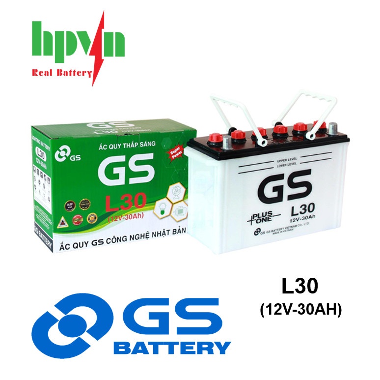 Bình ắc quy GS L30 (12V-30AH) 