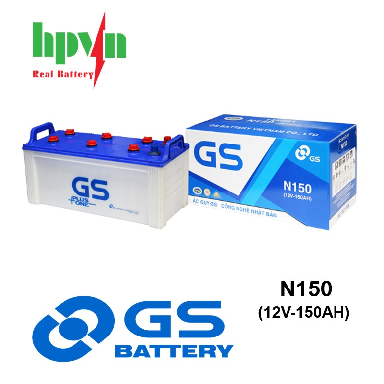 BÌNH ẮC QUY GS N150 (12V-150AH)