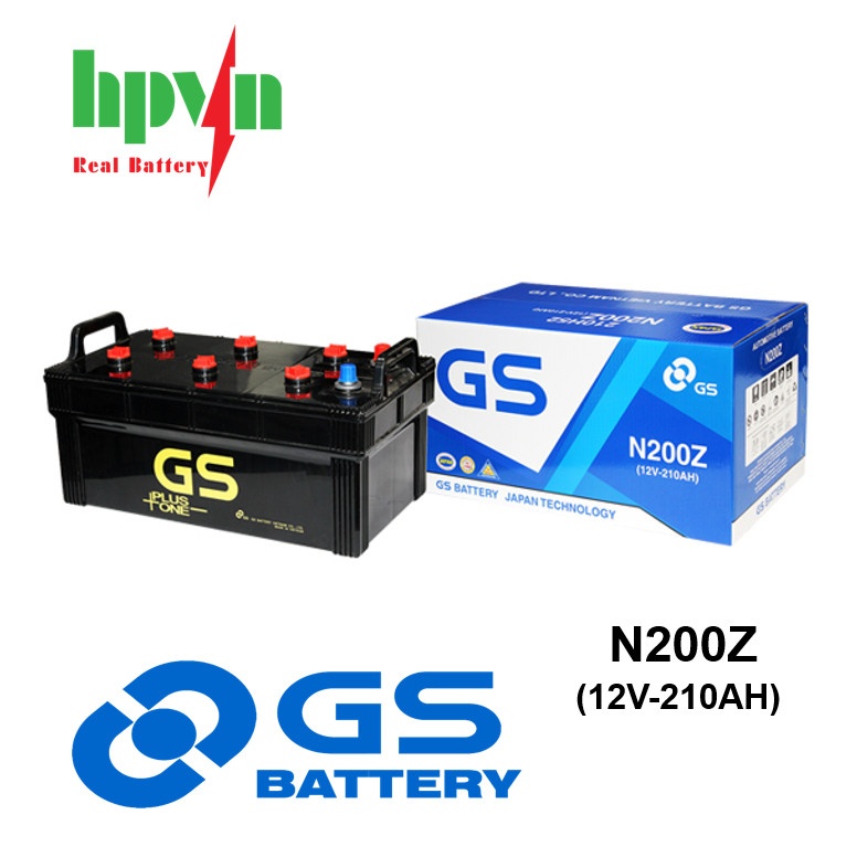 BÌNH ẮC QUY GS N200Z (12V-210AH)