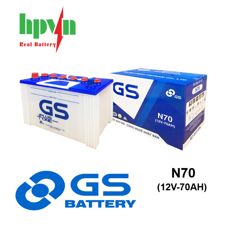 BÌNH ẮC QUY GS N70 ( 12V-70AH)