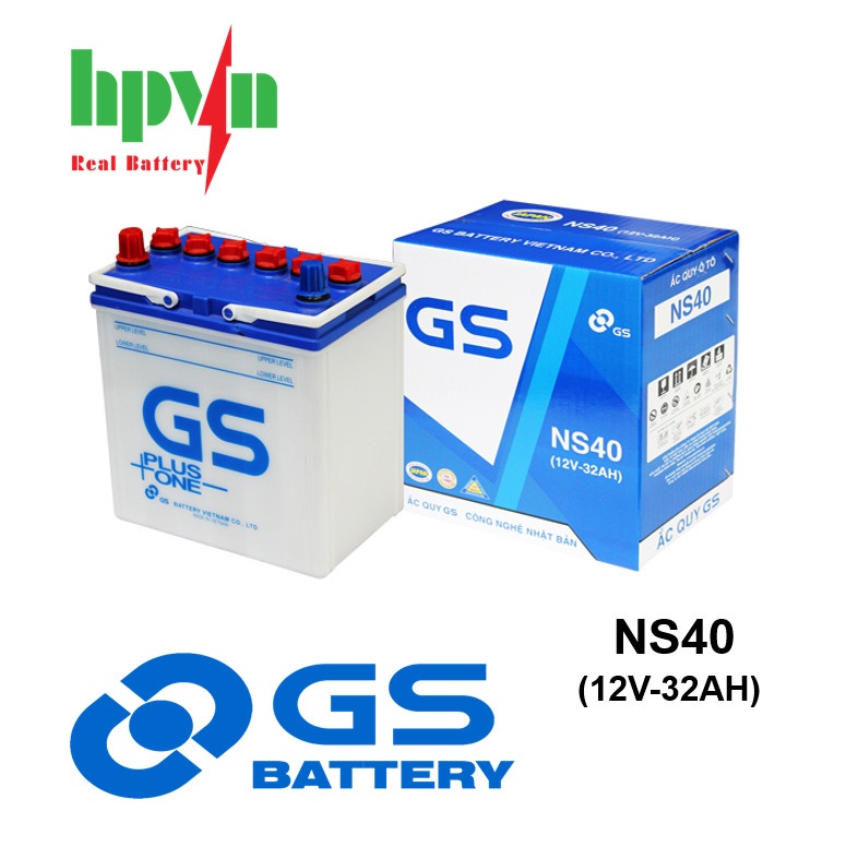 BÌNH ẮC QUY GS NS40 (12V-32AH)