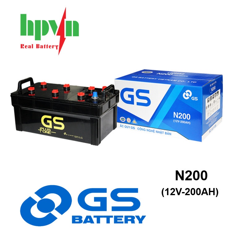 BÌNH ẮC QUY GS N200 (12V-200AH)