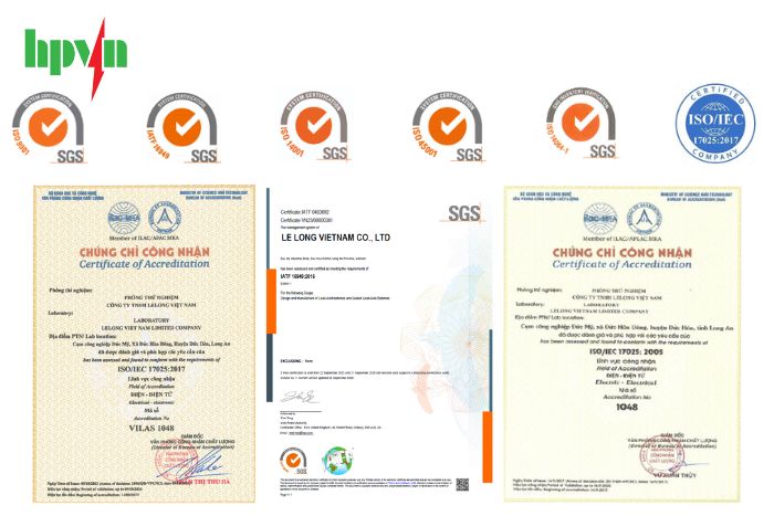 Chứng nhận ắc quy Long