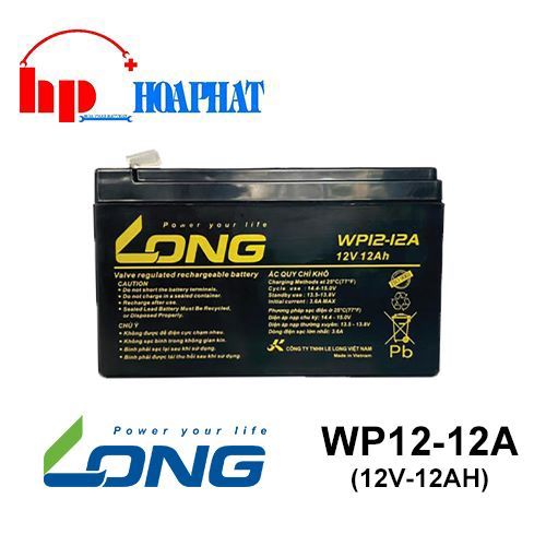 Ắc Quy Long WP12-12A (12V-12Ah)
