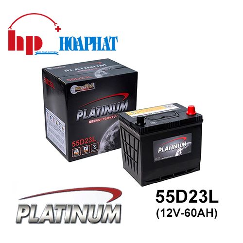 Ắc Quy Platinum 55D23L (12V-60Ah)