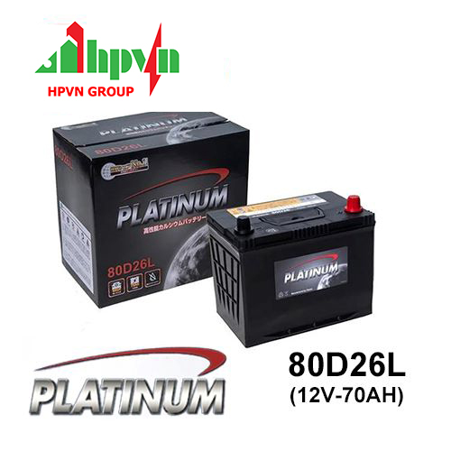 Ắc Quy Platinum 80D26L (12V-70Ah)