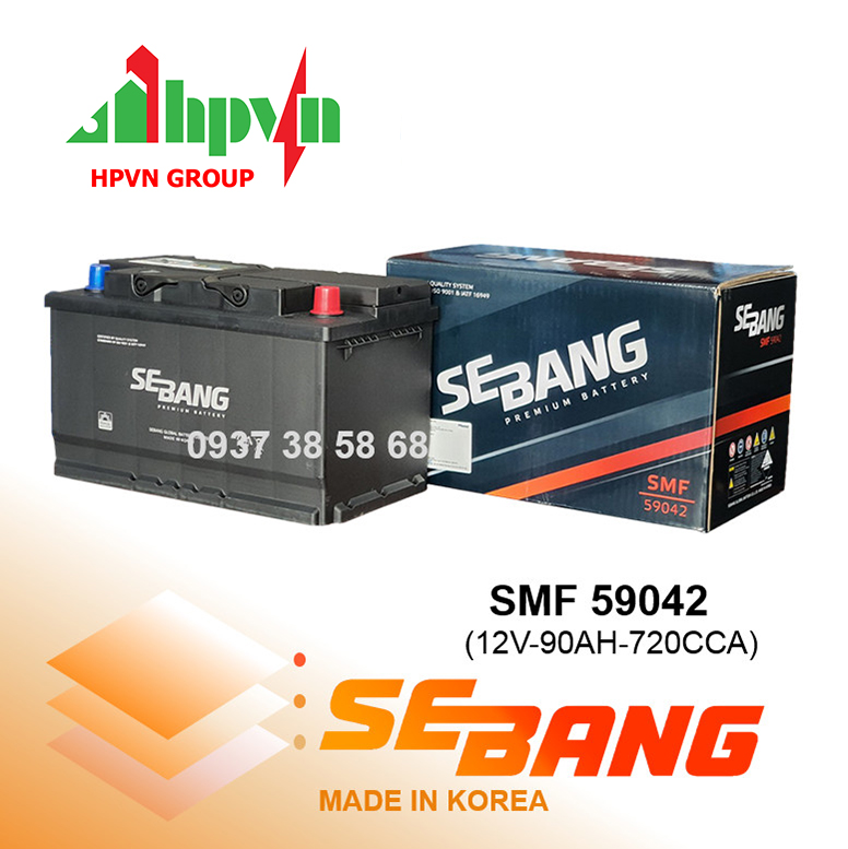 Ắc Quy Sebang SMF 59042 (12V-90Ah)