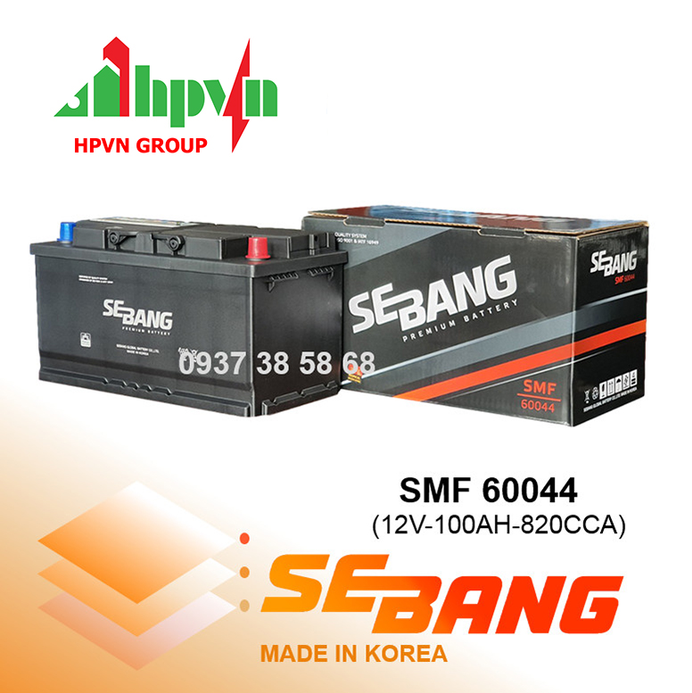 Ắc Quy Sebang SMF 60044 (12V-100Ah)