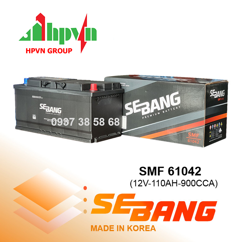 Ắc Quy Sebang SMF 61042 (12V-110Ah)