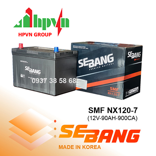 Ắc Quy Sebang SMF NX120-7 (12V-90Ah)