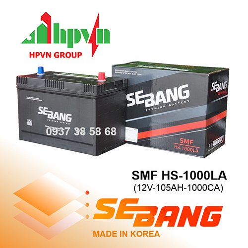   Ắc Quy Sebang SMF HS-1000LA (12V-105Ah)