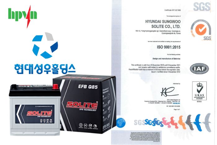 Ưu điểm nổi bật của ắc quy Solite 