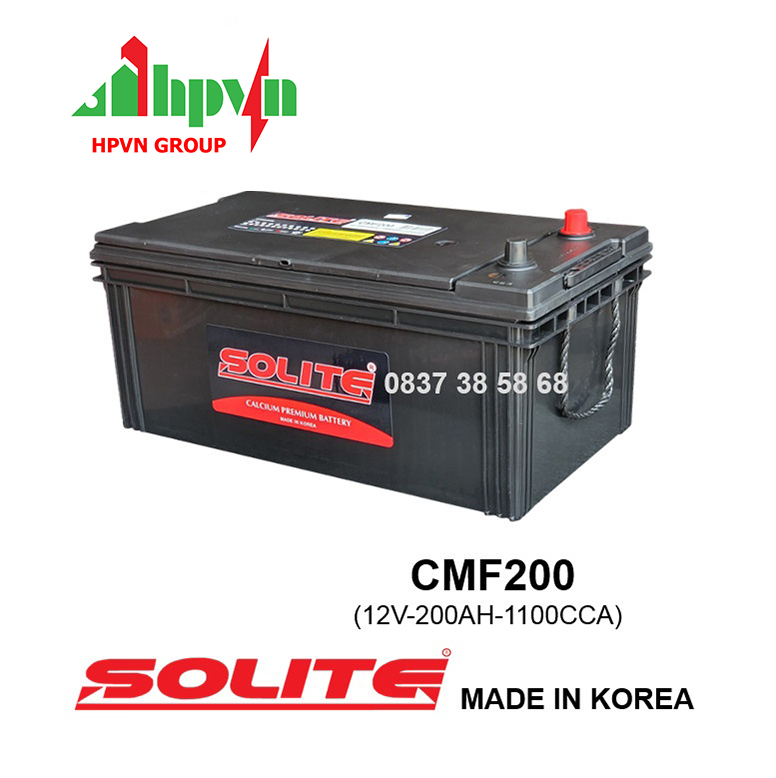 BÌNH ẮC QUY SOLITE CMF200 (12V-200AH)