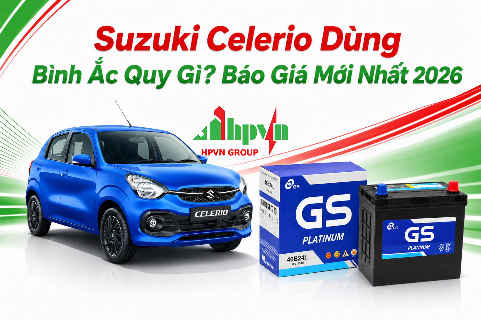Suzuki Celerio Dùng Bình Ắc Quy Gì? Báo Giá Mới Nhất 2026